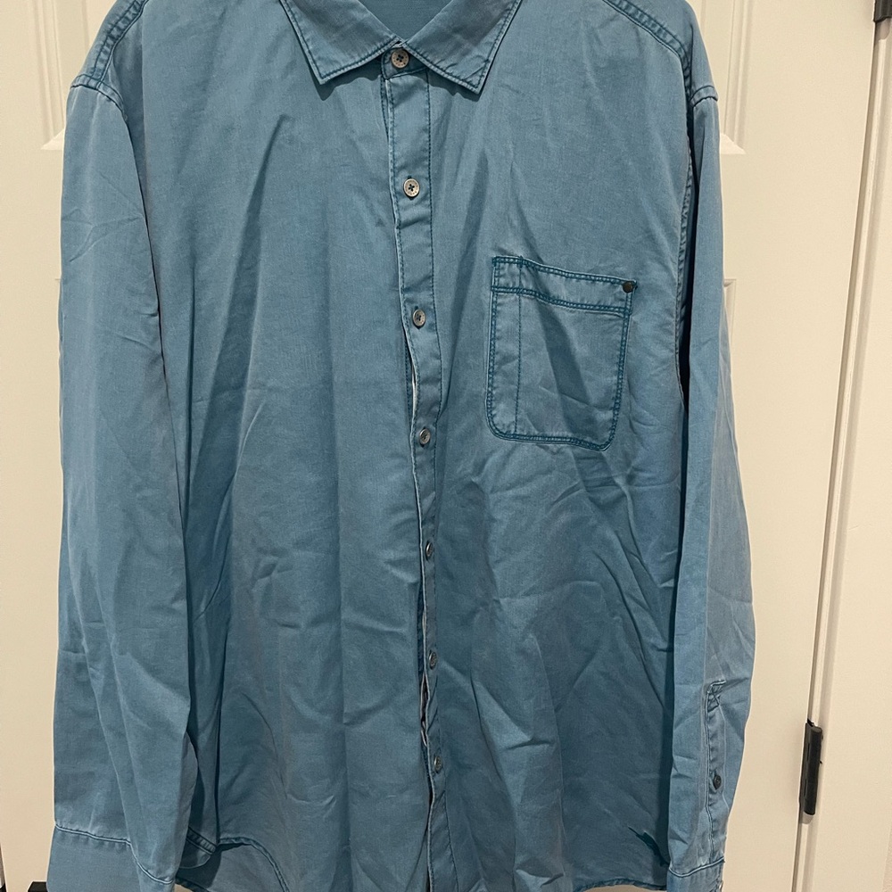 Men's Blue Casual Shirt